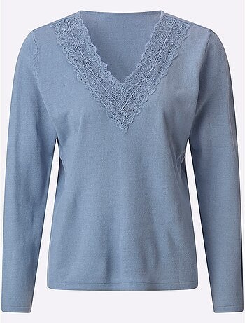 Pull en tricot fin facile d'entretien, indéformable, durable - taille standard - witt