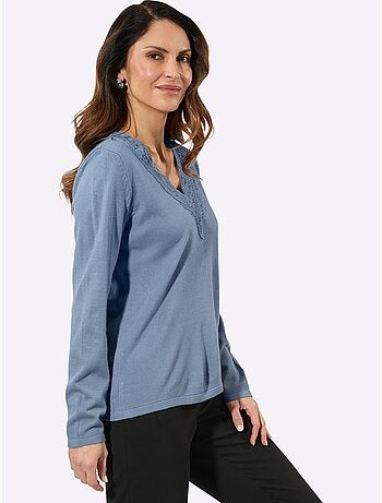 Pull en tricot fin facile d'entretien, indéformable, durable - taille standard - witt
