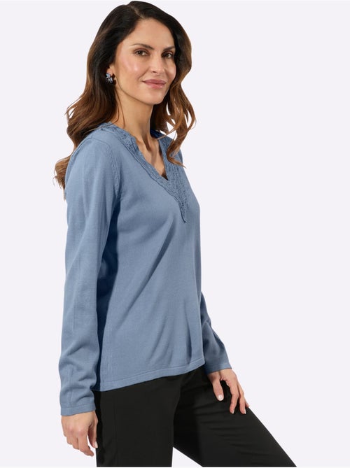 Pull En Tricot Fin Facile D'entretien, Indéformable, Durable - Taille Standard - Witt - Kiabi Pull En Tricot Fin Facile D'entretien, Indéformable, Durable - Taille Standard - Witt - Kiabi