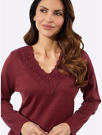 Pull en tricot fin facile d'entretien, indéformable, durable - taille standard - witt