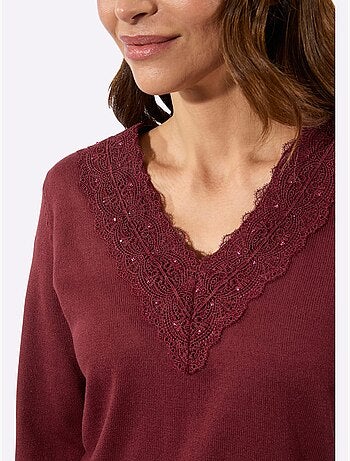 Pull en tricot fin facile d'entretien, indéformable, durable - taille standard - witt