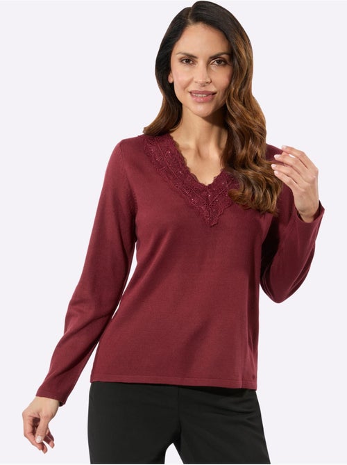 Pull En Tricot Fin Facile D'entretien, Indéformable, Durable - Taille Standard - Witt - Kiabi Pull En Tricot Fin Facile D'entretien, Indéformable, Durable - Taille Standard - Witt - Kiabi