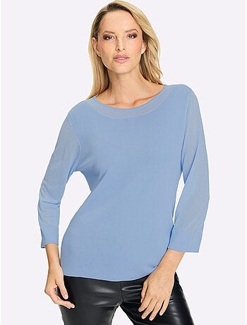 Pull En Tricot Fin Look Moderne - Taille Standard - Helline