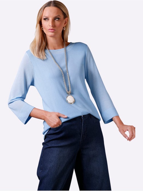 Pull En Tricot Fin Look Moderne - Taille Standard - Helline - Kiabi