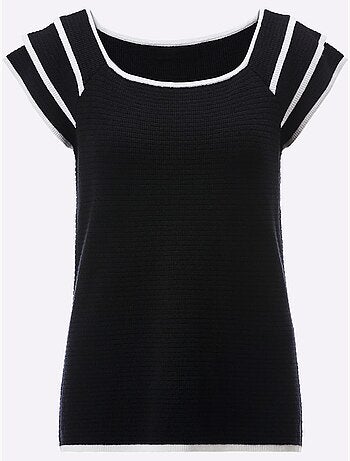 Pull En Tricot Fin Mélange De Viscose Doux - Taille Standard - Helline