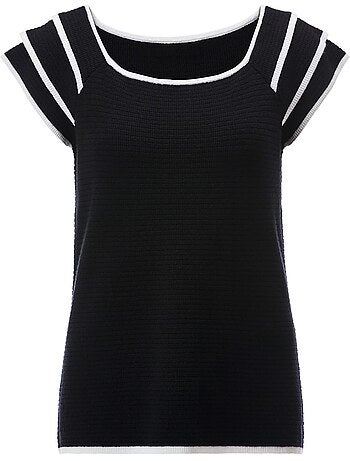 Pull En Tricot Fin Mélange De Viscose Doux - Taille Standard - helline