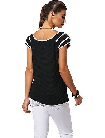 Pull En Tricot Fin Mélange De Viscose Doux - Taille Standard - helline