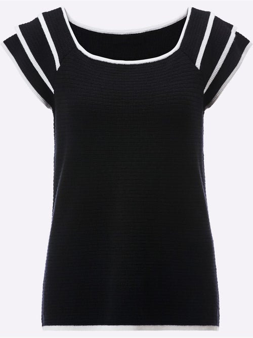 Pull En Tricot Fin Mélange De Viscose Doux - Taille Standard - helline - Kiabi