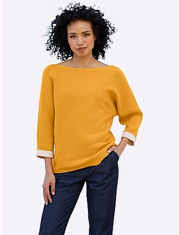 Pull En Tricot Fin Mélange De Viscose Doux - Taille Standard - Helline