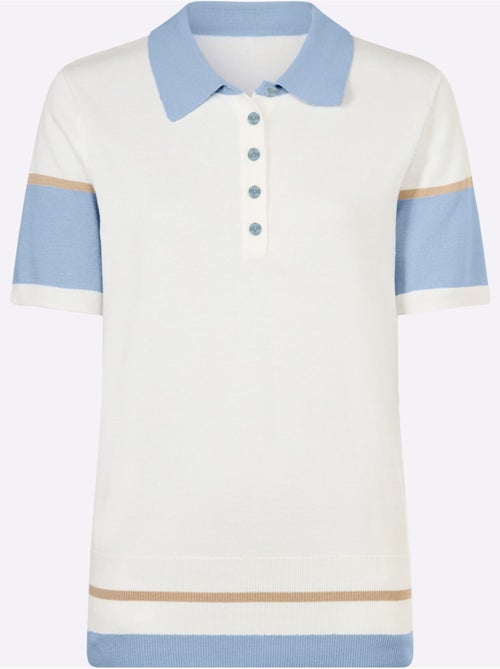 Pull En Tricot Fin Motif à Rayures Mode - Taille Standard - helline - Kiabi