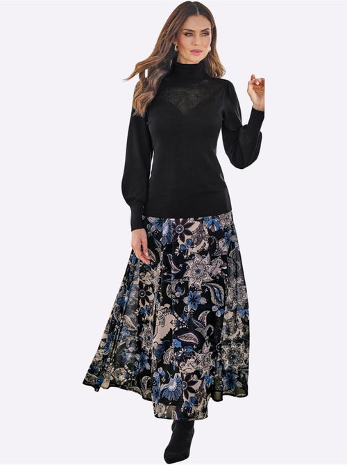 Pull En Tricot Fin Motif Ajouré Transparent Discret - Taille Standard - Helline - Kiabi Pull En Tricot Fin Motif Ajouré Transparent Discret - Taille Standard - Helline - Kiabi