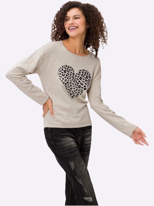 Pull En Tricot Fin Qualité Viscose Douce - Taille Standard - helline - Kiabi