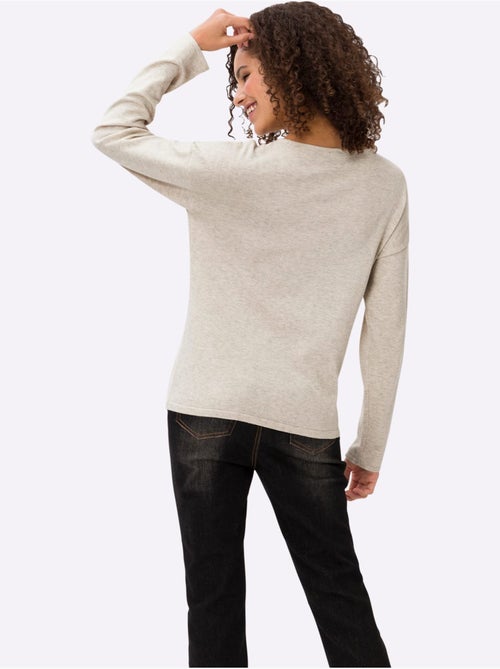 Pull En Tricot Fin Qualité Viscose Douce - Taille Standard - helline - Kiabi