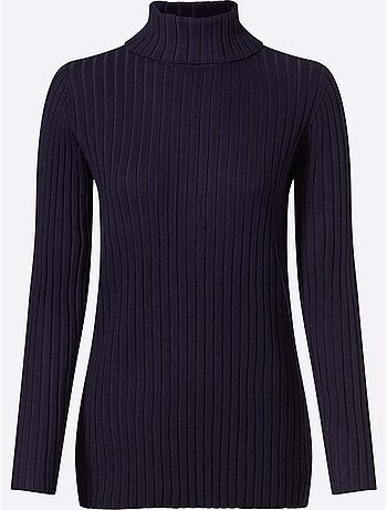 Pull en tricot fin tricot côtelé moderne - taille standard - helline