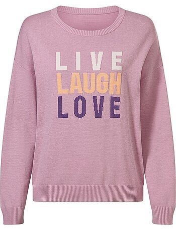 Pull En Tricot Fin Tricot Jacquard élégant - Taille Standard - helline