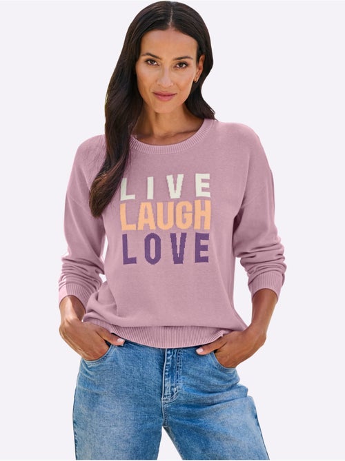 Pull En Tricot Fin Tricot Jacquard élégant - Taille Standard - helline - Kiabi