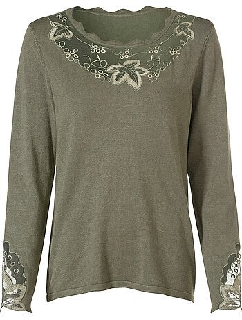 Pull En Tricot Fin Viscose - Taille Standard - Witt