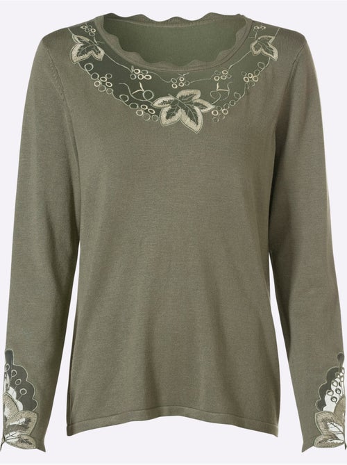 Pull En Tricot Fin Viscose - Taille Standard - Witt - Kiabi