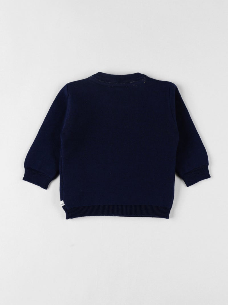 Pull en tricot, ours Noukie's Bleu - Kiabi