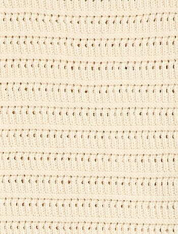 Pull en tricot point fantaisie