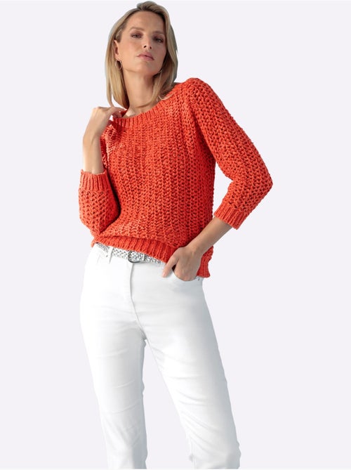 Pull En Tricot Qualité Coton - Taille Standard - Helline - Kiabi Pull En Tricot Qualité Coton - Taille Standard - Helline - Kiabi