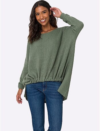 Pull En Tricot Qualité Douce Et Raffinée - Taille Standard - Helline