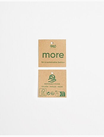 Pull en tricot rayé à col rond