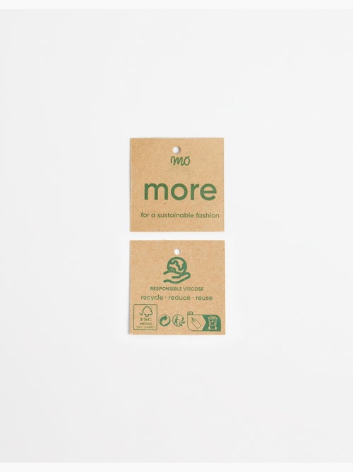 Pull en tricot rayé à col rond - Kiabi