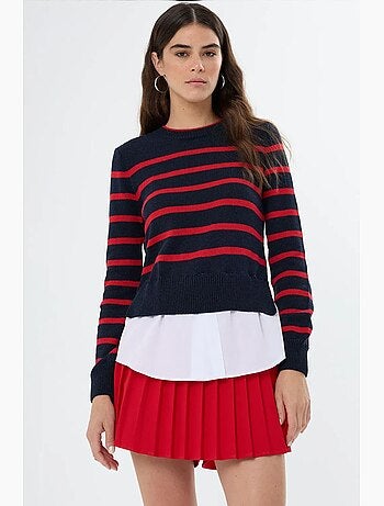 Pull en tricot rayé hiccup