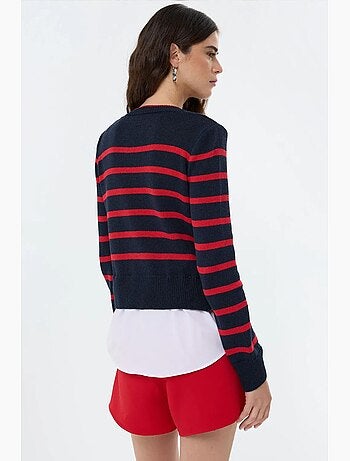 Pull en tricot rayé hiccup
