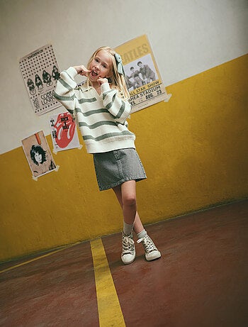 Pull en tricot rayé, MO Fashion
