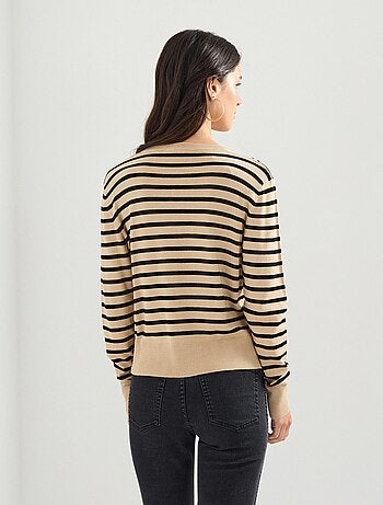 Pull en tricot rayée, MO Fashion
