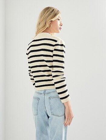Pull en tricot rayée, MO Fashion