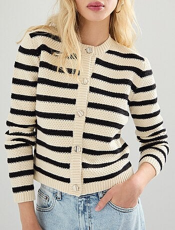 Pull en tricot rayée, MO Fashion