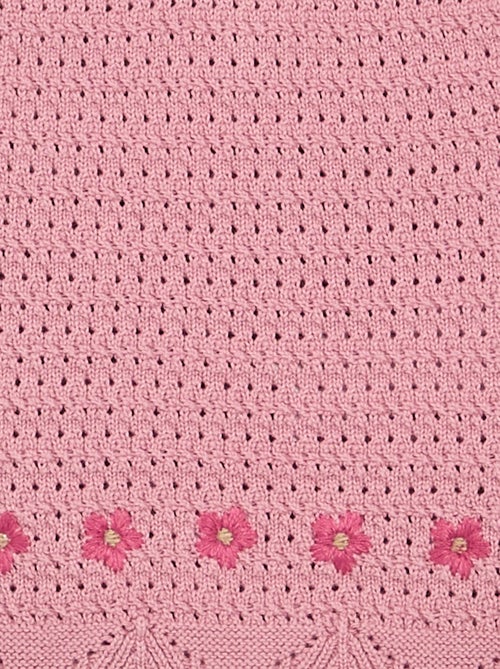 Pull en tricot sans manches - Kiabi