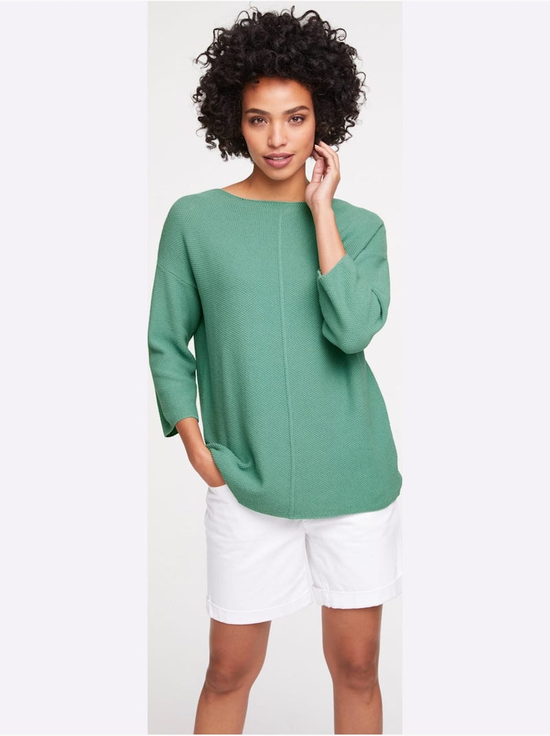 Pull En Tricot Superbe Tricot - Taille Standard - Helline Vert tilleul - Kiabi