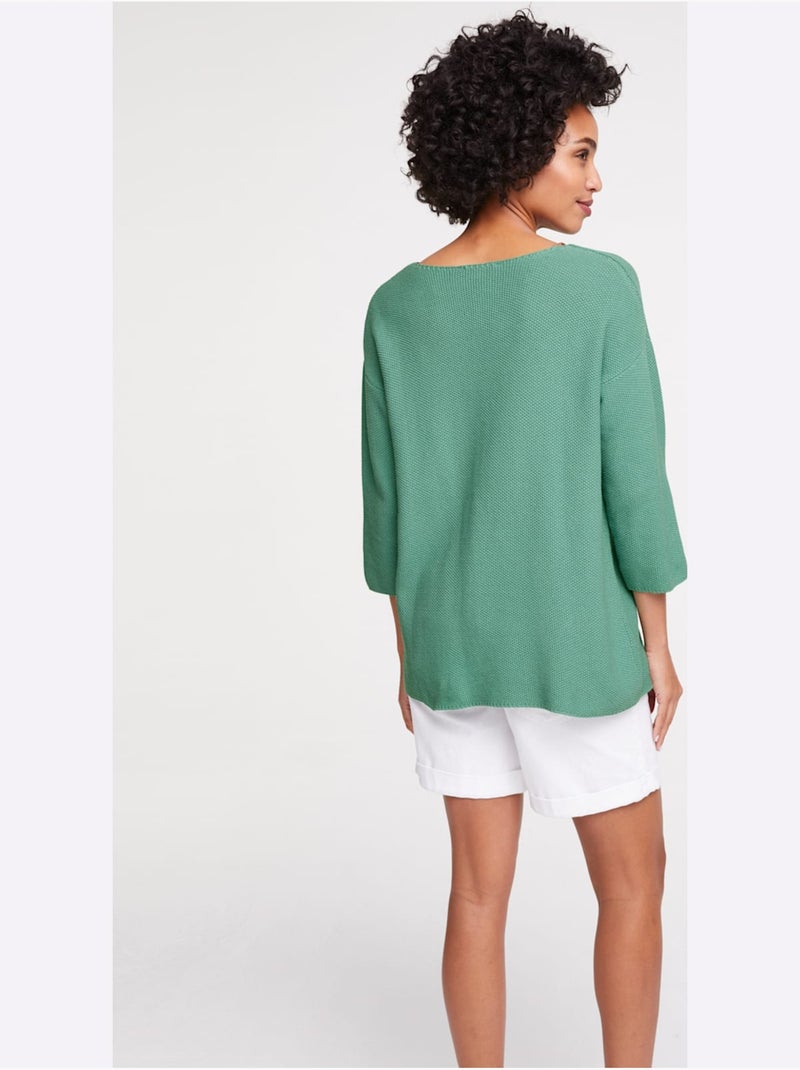 Pull En Tricot Superbe Tricot - Taille Standard - Helline Vert tilleul - Kiabi