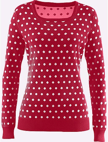 Pull En Tricot Tricot Jacquard De Qualité - Taille Standard - Witt