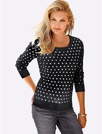 Pull En Tricot Tricot Jacquard De Qualité - Taille Standard - Witt