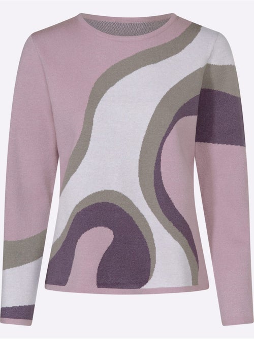 Pull En Tricot Tricot Jacquard De Qualité - Taille Standard - Witt - Kiabi Pull En Tricot Tricot Jacquard De Qualité - Taille Standard - Witt - Kiabi