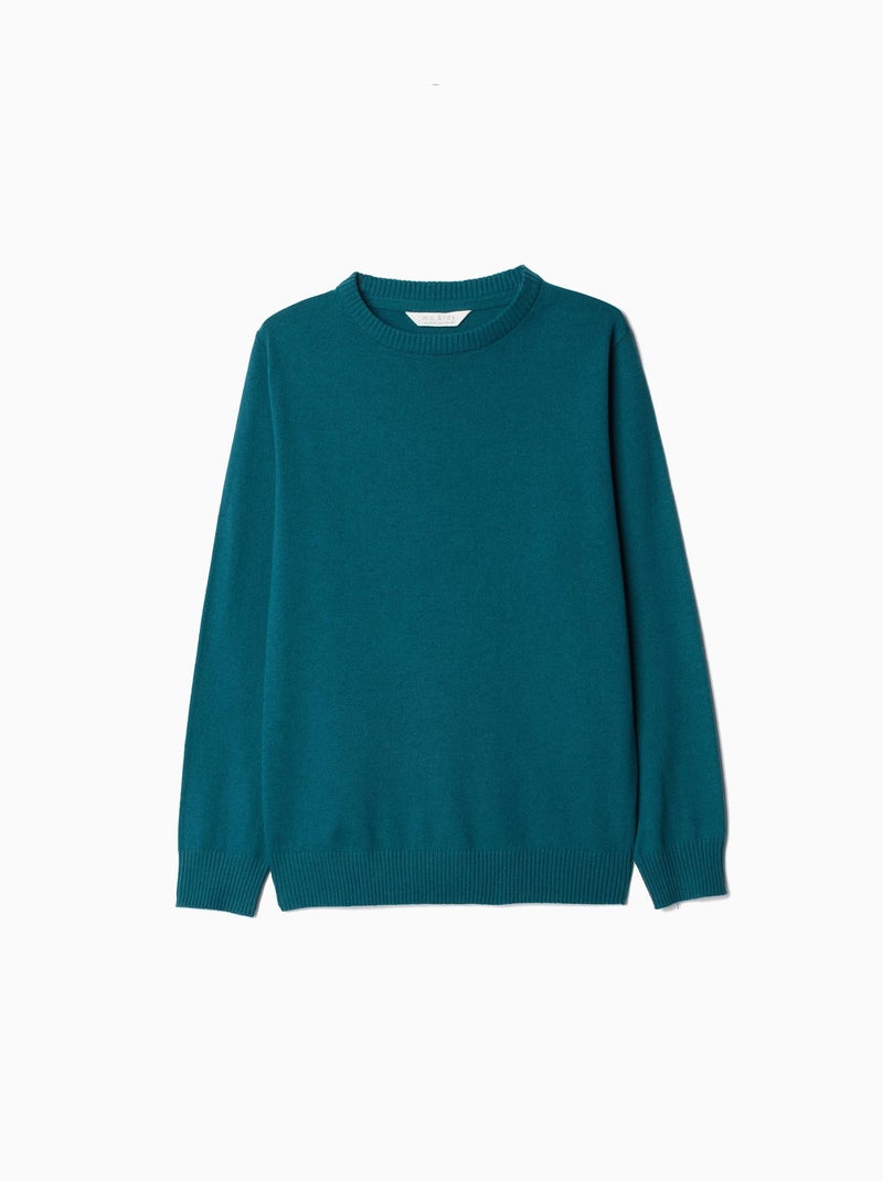 Pull en tricot Vert - Kiabi