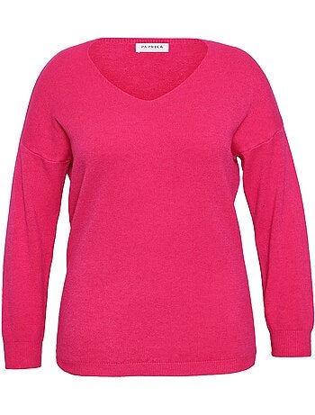 Pull en viscose uni PAPRIKA