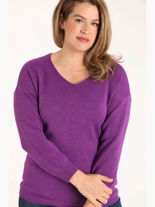 Pull en viscose uni PAPRIKA - Kiabi