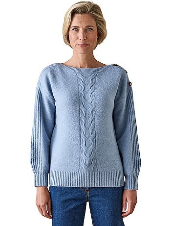 Pull encolure bateau torsadé - DAXON