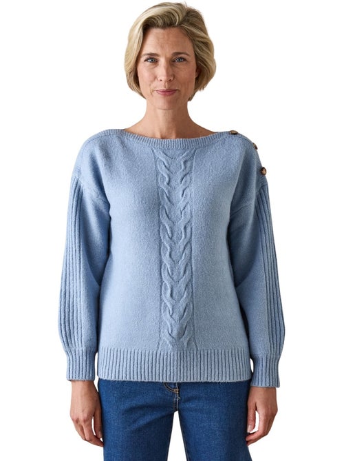 Pull encolure bateau torsadé - DAXON - Kiabi
