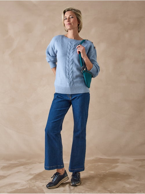 Pull encolure bateau torsadé - DAXON - Kiabi