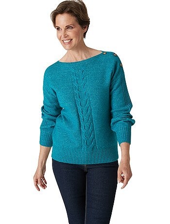 Pull encolure bateau torsadé - DAXON