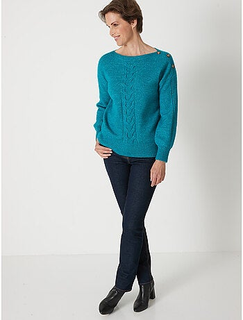 Pull encolure bateau torsadé - DAXON