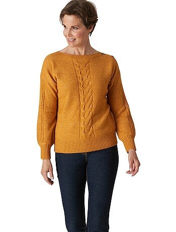 Pull encolure bateau torsadé - DAXON