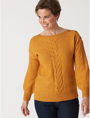 Pull encolure bateau torsadé - DAXON